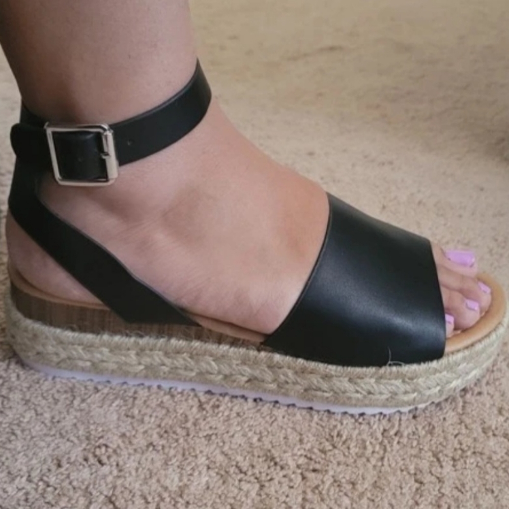 NEW Black Espadrilles - Picture 11 of 12